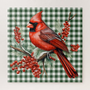 Puzzle Cojín decorativo cardinal