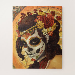 Puzzle Cojín decorativo Dia De Los Muertos