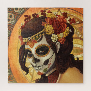 Puzzle Cojín decorativo Dia De Los Muertos