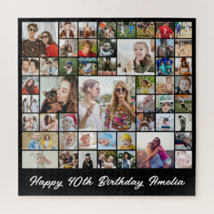 Puzzle Colage de Fotos 50 Cuadrícula Cuadrada Personaliza