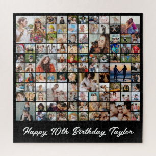 Puzzle Colage de fotos Cuadrícula de 100 fotos personaliz