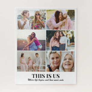 Puzzle Colage de Fotos de Mejores Amigas Personalizado 6