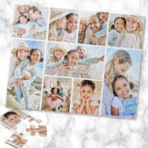 Colage de Fotos Familiares Personalizado Sencillo