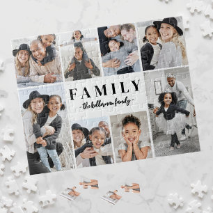 Puzzle Colage de Fotos Personalizadas de Familia