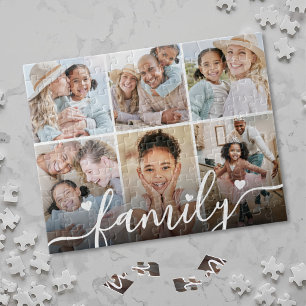 Puzzle Colage de Fotos Personalizadas de Familia