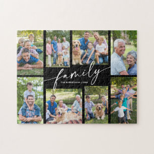 Puzzle Colage de fotos personalizado moderno con 8 fotos