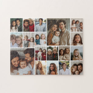 Puzzle Colaje de 18 Fotos Personalizadas