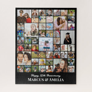 Puzzle Colaje de Fotos 50 Imágenes 8x10 16x20 Boda Pareja