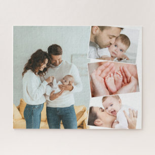 Puzzle Colaje de fotos de bebé con montaje de imágenes en