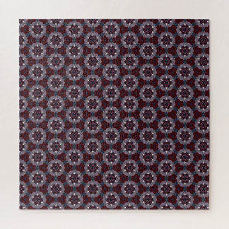 Puzzle Colcha Pintada de Gris Borgoña Imposible