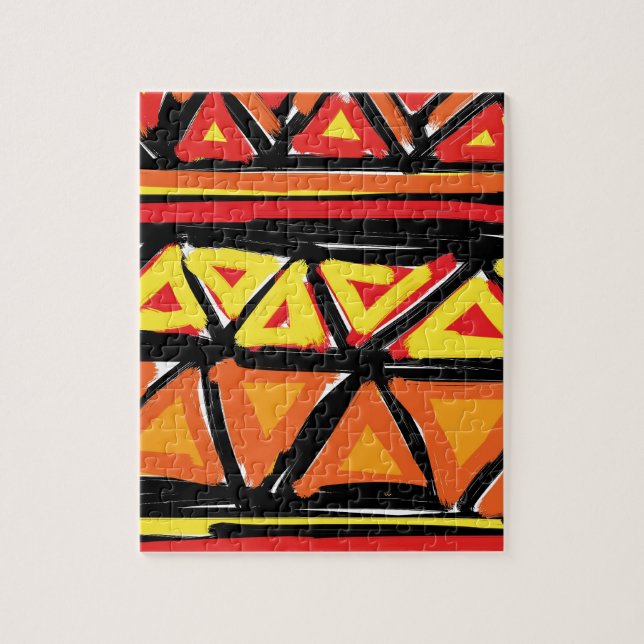 Puzzle Colección caliente de los triángulos (Vertical)