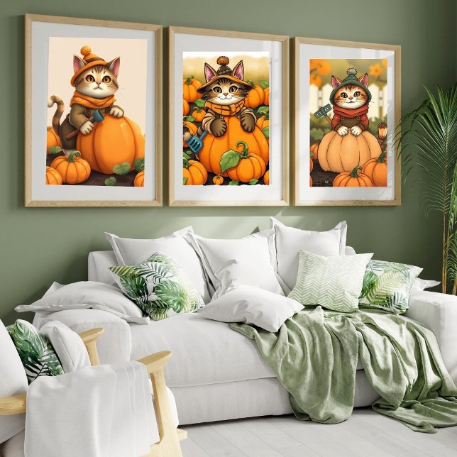 Puzzle Colección Cute Cat Autumn Pumpkin (Subido por el creador)