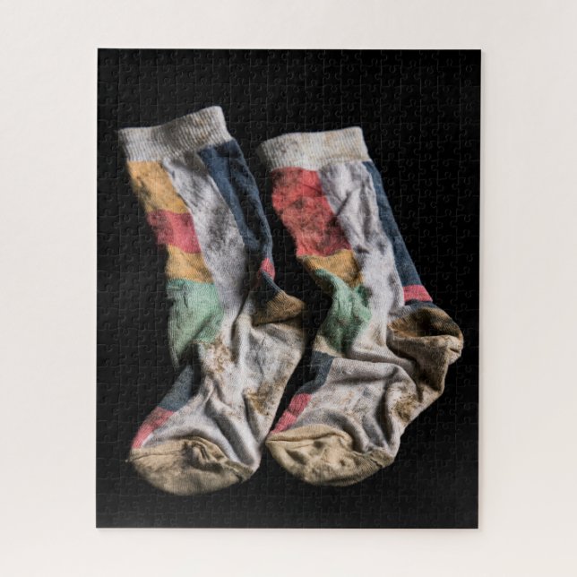 Puzzle Colección de Calcetines Sucios (Vertical)