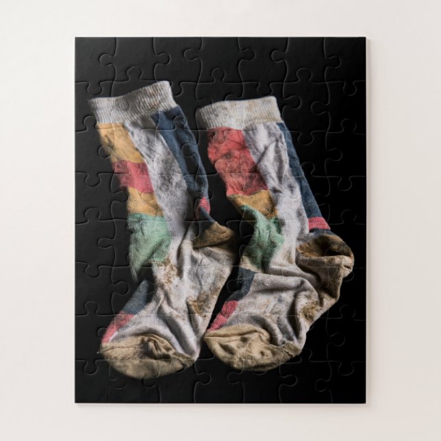 Puzzle Colección de Calcetines Sucios (Vertical)