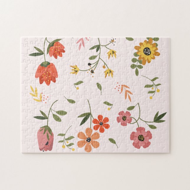 Puzzle colección de flores (Horizontal)