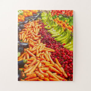 Puzzle Colección de frutas y verduras