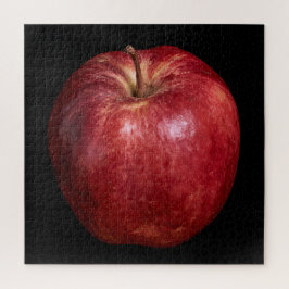 Puzzle Colección de Manzana Elegante sobre Negro