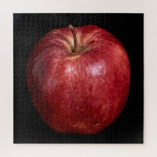 Puzzle Colección de Manzana Elegante sobre Negro