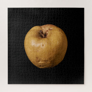 Puzzle Colección de Manzana Elegante sobre Negro