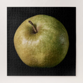 Puzzle Colección de Manzana Elegante sobre Negro