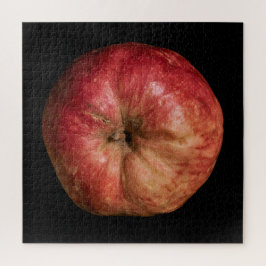 Puzzle Colección de Manzana Elegante sobre Negro