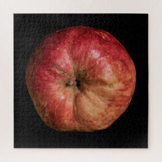 Puzzle Colección de Manzana Elegante sobre Negro