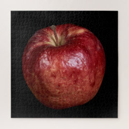 Puzzle Colección de Manzana Elegante sobre Negro