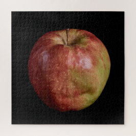 Puzzle Colección de Manzana Elegante sobre Negro