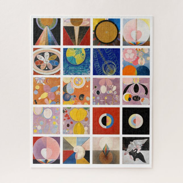Puzzle Colección de pinturas Hilma af Klint (Vertical)