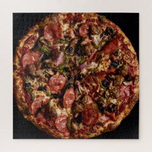 Puzzle Colección de pizzas gourmet