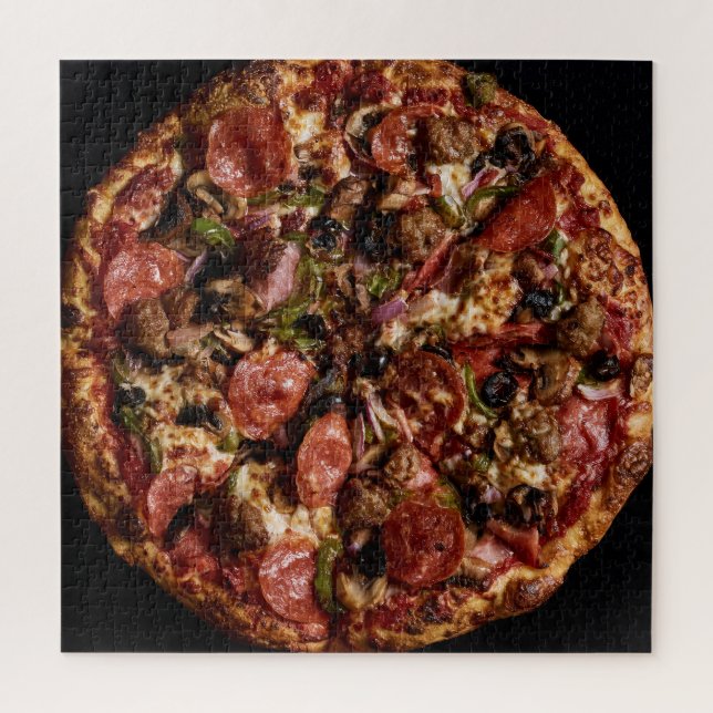 Puzzle Colección de pizzas gourmet (Vertical)
