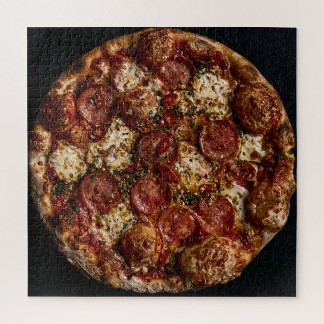 Puzzle Colección de pizzas gourmet (Vertical)