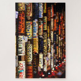 Puzzle Colección de placas de licencia