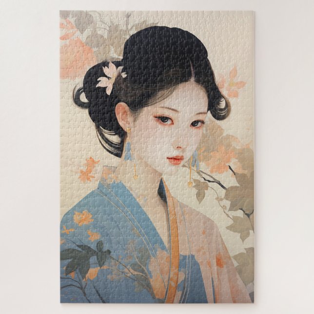 Puzzle Colección de regalos para mujeres chinas (Vertical)