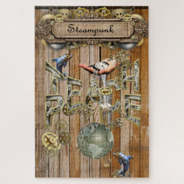 Puzzle Colecciones de elementos gráficos Steampunk en mad
