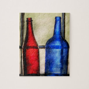Puzzle Coleccionista - Botellas - Dos botellas de vino va