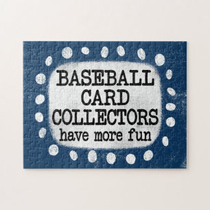 Puzzle Colectores de tarjetas de béisbol más divertido ro
