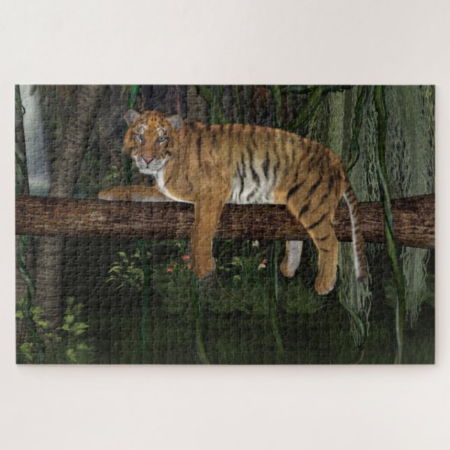 Puzzle Colgando en la jungla (Horizontal)