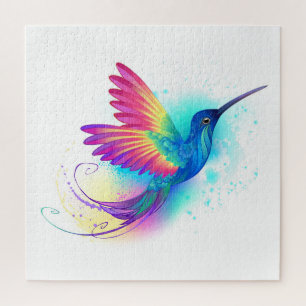 Puzzle Colibrí Arcoíris Exótico