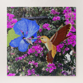 Puzzle Colibrí colorida