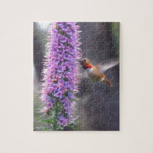 Puzzle Colibrí - feliz