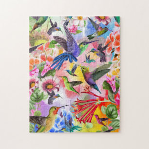 Puzzle Colibríes