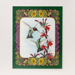 Puzzle Colibríes y Flores #5