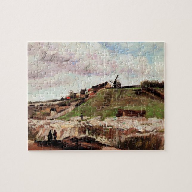 Puzzle Colina de Montmartre con cantera de Vincent van Go (Horizontal)