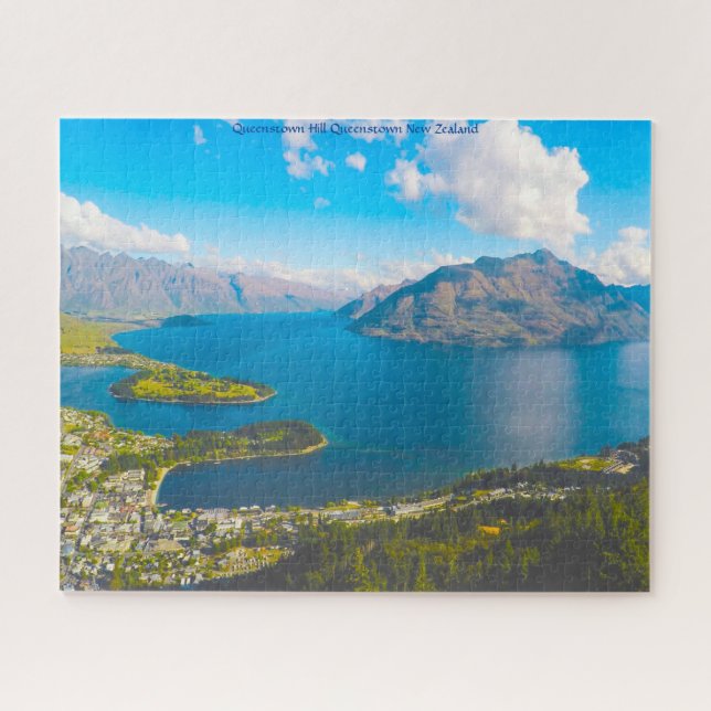 Puzzle Colina de Queenstown Queenstown Nueva Zelanda (Horizontal)