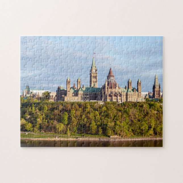 Puzzle Colina del Parlamento en Ottawa - Ontario, Canadá (Horizontal)