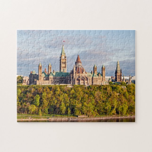 Puzzle Colina del Parlamento en Ottawa - Ontario, Canadá (Horizontal)