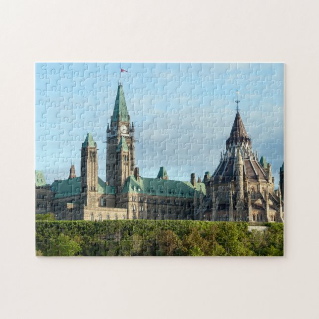 Puzzle Colina del Parlamento en Ottawa - Ontario, Canadá (Horizontal)