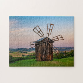 Puzzle Colina del viejo molino de viento Molino de viento