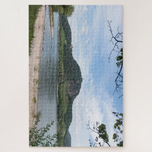 Puzzle colina Drachenfels en Königswinter en el Siebengeb